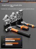 Boîte à outils domestique multifonctionnelle pour électriciens, kit de réparation de matériel, multimètre pleine taille pour voiture, ensemble d'outils pour la maison et l'extérieur