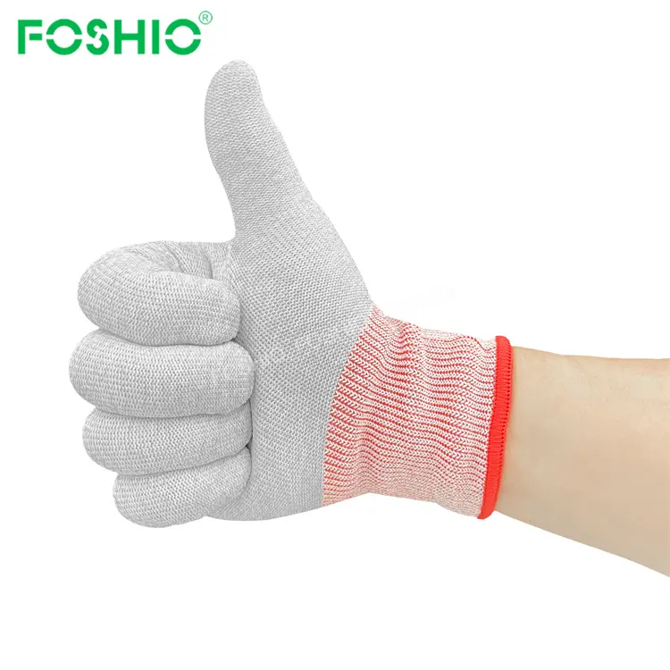 Foshio New Design Vehicle Wrap Carbon Fiber Gloves For Car Repair Install Car Wrap Film
