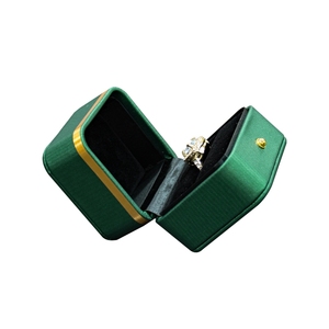 Customized Luxury <b>Ring</b> <b>Box</b> High Quality Engagement Wedding <b>Ring</b> Packaging <b>Box</b> - Product Image 2