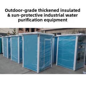 Purificateur d'eau industriel extérieur, osmose inverse RO, eau pure, filtration directe pour la consommation, élimination des sédiments, adoucissement de l'eau - Product Image 3