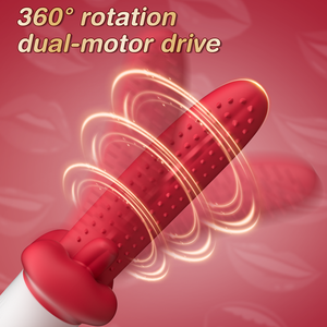 Vibrador Realista con Lengua, Estimulador de Punto G, Juguetes Sexuales para Adultos, Masajeador de Pezones y Clítoris, Dildo para Mujeres - Product Image 3