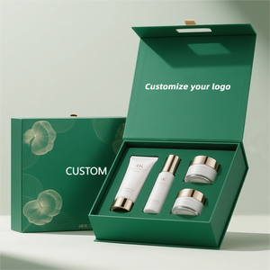 Direktlieferung ab Werk B2B Großhandel Maßgefertigte Kraftpapier Hautpflege-<span class=keywords><strong>Set</strong></span> Verpackung Kostenlose Muster Kosmetik Hautpflegeboxen Papierboxen - Product Image 1