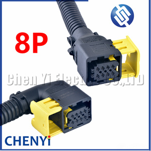 Connecteur étanche automatique 8 broches camion bouchon de buse d'échappement d'urée 1-1418479-1 1670364-1 1670067-1 A061G329 5506453 pour <span class=keywords><strong>GTL</strong></span> - Product Image 1