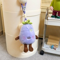 Buitenlandse Handel Echte Nieuwe Geurige Dungdung Fruit- en Groentenserie Hangertje Cartoon Ananas Aubergine Pop Mini Watermeloen Klein