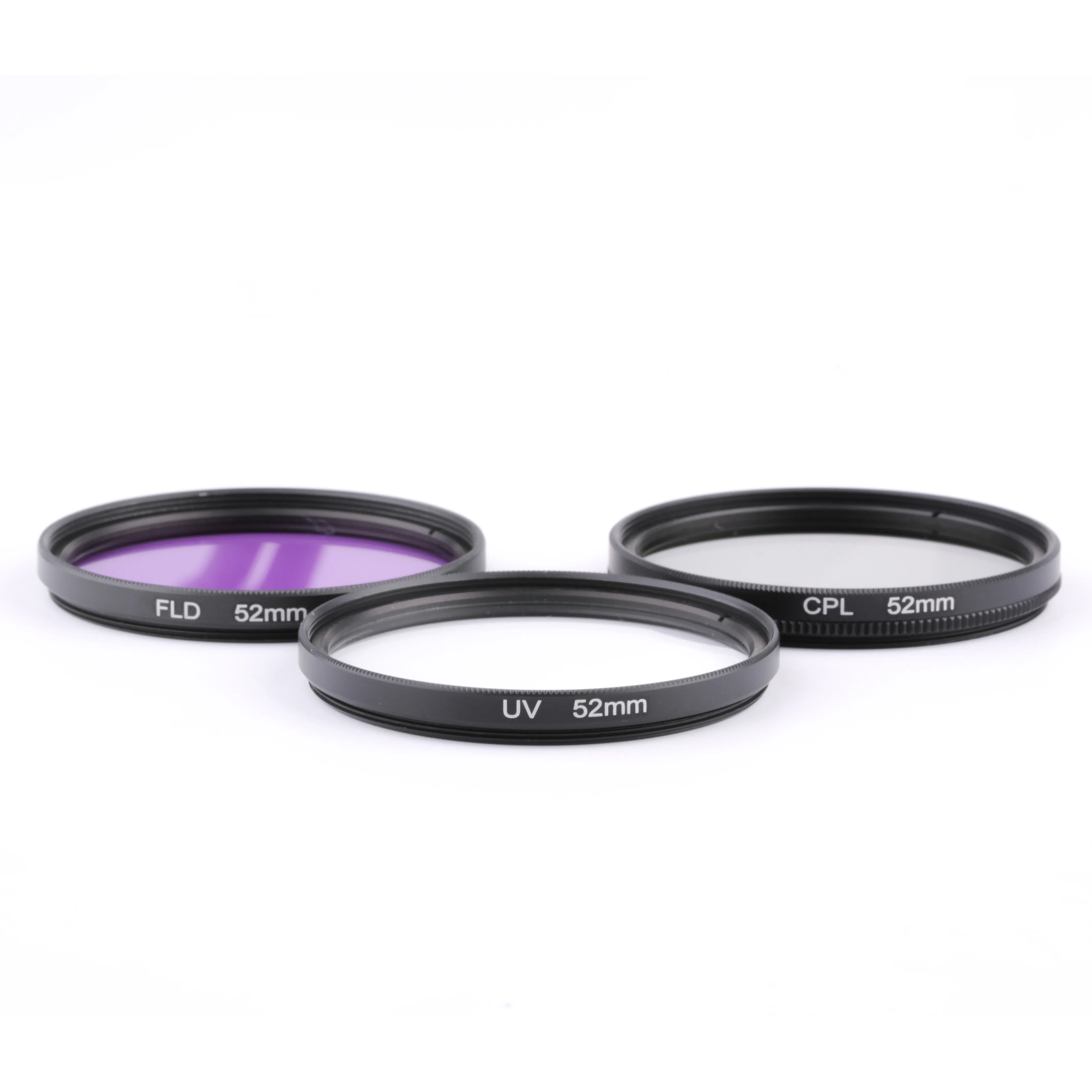 58mm camera Lens Filter Kit UV+CPL+FLD Filter With Filter Bag