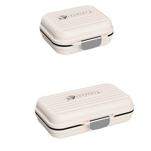 Boîte à médicaments portable pour les repas quotidiens, les voyages en plein air, distribution et stockage de médicaments scellés et opaques, pour sept jours. - Product Image 5