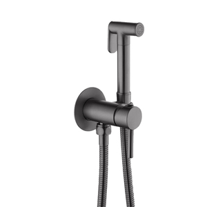 Valve de chasse d'eau moderne mains libres pulvérisateur de bidet en or brossé toilette eau chaude froide bidet mural pulvérisateur de bidet en laiton - Product Image 2