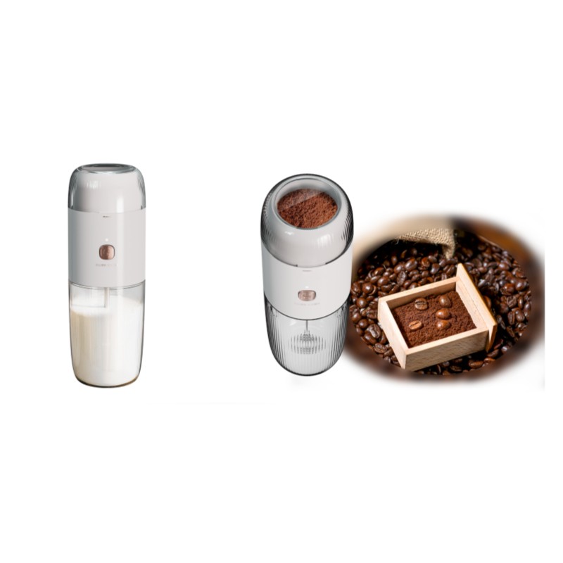 Мини-кофемашина с капучинатором для молока и кофемолкой