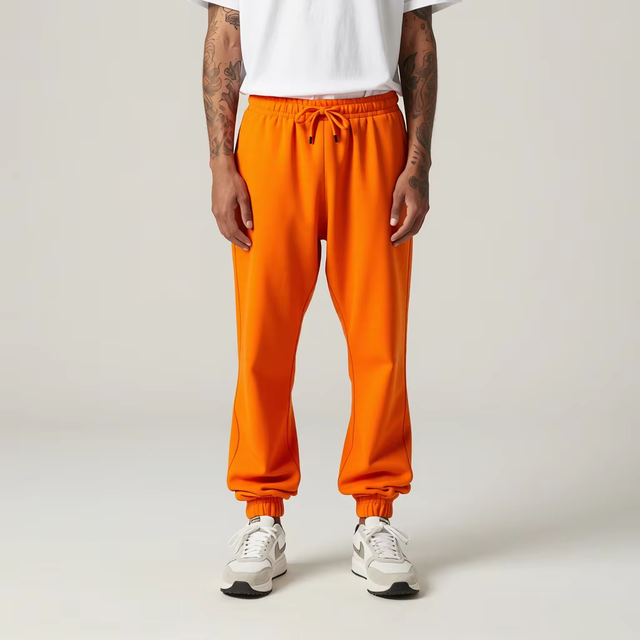 Solid Color Simple Fleece Lined Straight Leg Custom Women's Sweatpants Baggy and Hoodie Set