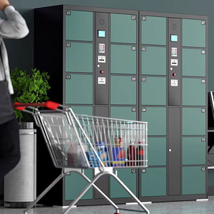 Cerradura Electrónica Inteligente para Exteriores con Código QR, Tarjeta RFID y Huella Dactilar, Ensamblada, para Múltiples Puertas y Compartimentos, de Acero, Resistente al Óxido - Product Image 1