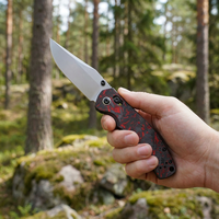 Couteau pliant personnalisé, couteau de poche tactique en acier VG-10, couteau d'assistance à l'ouverture pour le camping et la randonnée, outil utilitaire en gros T0042-6