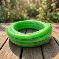 Tuyau d'arrosage en PVC renforcé, flexible, résistant, tressé en fibre, pour usage domestique et industriel