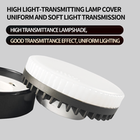 Lustre LED GX53 IP44 moderne à faible lumière bleue, protection oculaire, 10W 15W, dissipation thermique en aluminium pour armoire de cuisine