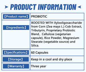 Cápsulas Probióticas Premium Naturales para la Salud Intestinal, Antioxidantes, Refuerzo Inmunológico, Salud Digestiva, Suplementos Probióticos para Adultos - Product Image 3