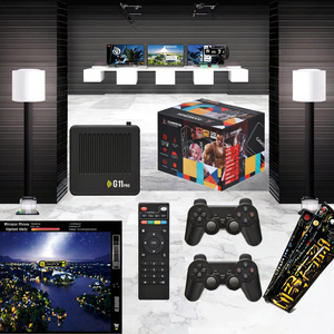 Console de jeu rétro professionnelle G11 Pro, décodeur 4K, téléviseur Android hybride, prise en charge des <span class=keywords><strong>émulateur</strong></span>s PSP/<span class=keywords><strong>N64</strong></span> avec manettes sans fil - Product Image 3