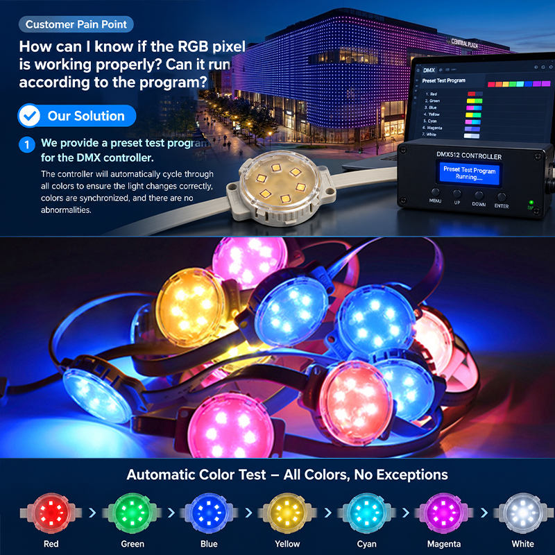 Programming pixel Tube Light Led Landscape Lighting Rgb Linear Facade ...
