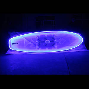 Tabla de Paddle <span class=keywords><strong>Surf</strong></span> SUP Transparente de Primera y Tour en Kayak Transparente con Luz LED al Por Mayor Equipo para <span class=keywords><strong>Surf</strong></span> Acuático Material del Casco de PC - Product Image 3
