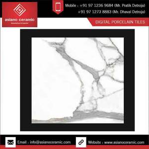 Azulejos digitales de porcelana de amonita Bianco, 1200X1200mm de espesor, 9mm - Product Image 3