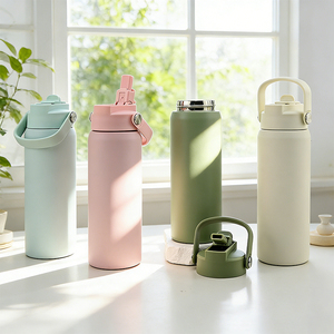 Custom Gym water bottle 24oz Insulated Stainless Steel Vacuum <b>Flask</b> BPA Free Eco-Friendly Thermal Travel sports <b>drink</b> bottle - Product Image 1