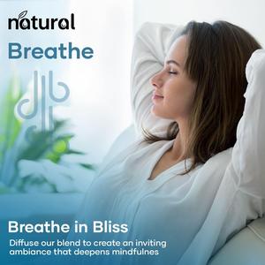 Mélange d'huiles essentielles Breathe, naturel et biologique, <span class=keywords><strong>à</strong></span> base de menthe poivrée, d'<span class=keywords><strong>arbre</strong></span> <span class=keywords><strong>à</strong></span> <span class=keywords><strong>thé</strong></span> et d'eucalyptus, pour la respiration, la peau et l'aromathérapie - Product Image 3
