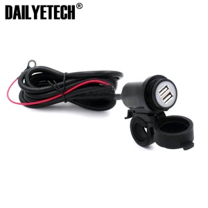 5V 2.1A <strong>Double</strong> USB Charger <strong>Adapter</strong> for Moto Motorcycle - Product Image 1