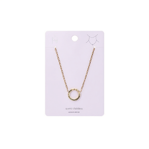 Collana Traforata Rotonda in Acciaio Inossidabile Acero 47654 - Product Image 1