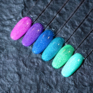 Gel reflectante con purpurina, esmalte <span class=keywords><strong>de</strong></span> <span class=keywords><strong>uñas</strong></span> en Gel con lentejuelas rosas, gel para <span class=keywords><strong>uñas</strong></span> UV <span class=keywords><strong>semipermanente</strong></span>, decoraciones artísticas para <span class=keywords><strong>uñas</strong></span> - Product Image 5