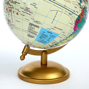 Herramienta de enseñanza <span class=keywords><strong>ambiental</strong></span> Recursos Geografía Oficina Globo giratorio decorativo del mundo 20cm Globo del mundo vintage - Product Image 5