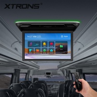 Moniteur de toit rabattable pour voiture Android XTRONS 21,5 pouces, écran IPS FHD, entrée HD, fixation métallique pour autocar, camping-car