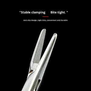 Gunting Penjepit Jarum Bedah Mikro dengan Pegangan Emas dari Baja Tahan Karat untuk Penjahitan Bedah. - Product Image 2