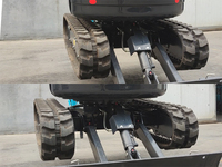 Excavatrice Caterpillar Cabine 1 tonne EPA EURO5 Kubota KOOP Support anti-roulis Livraison rapide Mini pelle QILU