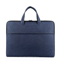 Sac d'ordinateur portable en tissu Oxford souple, grande capacité, fermeture éclair, unisexe, mallette pour avocat, mallette de bureau