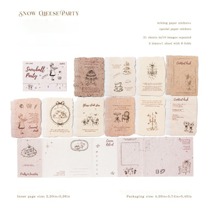 สติ๊กเกอร์ลายนูน-ลายดรีม-แบบมีกาวในตัว ล้างทำความสะอาดได้ ผิวมันเงา PVC/ไวนิล สติ๊กเกอร์ตกแต่งสำหรับสมุดโน้ต พื้นหลัง ของขวัญ - Product Image 5