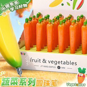 Bút bi từ tính hình trái cây rau củ độc đáo: dưa hấu, dâu tây, chuối, ớt, cà rốt - Product Image 6