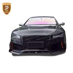 Jupes latérales arrières et argentées, pièces de carrosserie en carbone, pour modèle de voiture ad <span class=keywords><strong>rs6</strong></span> rs7 - Product Image 1