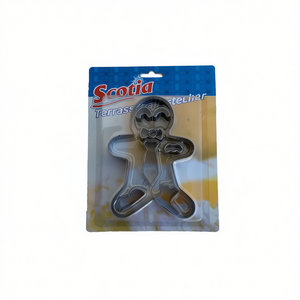 Scotia Gingerbread Man Cake Mold Metal Baking Tool For Cookies And Cakes 1 Pcs - Product Image 1