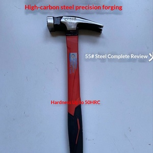 Cangar hammer tool hammer hammer special woodworking high carbon steel multi-plastic fiber handle Cangar hammer shockproof - Product Image 4