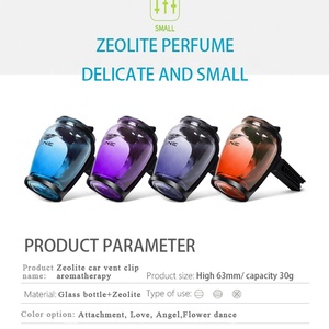 Gran oferta, Clip de ventilación de coche de zeolita Natural, Perfume, salida de <span class=keywords><strong>aire</strong></span> automática, piedra de aroma sólido, ambientador de aromaterapia, accesorios interiores - Product Image 4