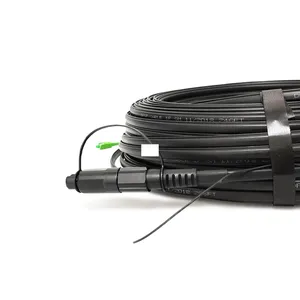 FIBERVISION FTTH Outdoor Patch Cord LSZH Drop-Cable Opt-Tap-Connector Glasfaserkabel