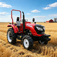 Innovi Produsen Terkemuka Traktor Mini Diesel 50HP 4x4 Multiguna untuk Kebun dan Kebun Buah, Dilengkapi Gearbox dan Pompa, Bersertifikasi CE EPA, Garansi 1 Tahun