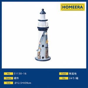 Commercio all'ingrosso 125x125x40cm MDF materiale decorativo faro ornamento per la decorazione della casa - Product Image 1