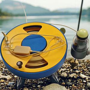 Moulinet de pêche à <span class=keywords><strong>la</strong></span> <span class=keywords><strong>carpe</strong></span> à tambour à deux vitesses conventionnel, manivelle manuelle, pour pêche en haute mer, étanche IP68, caméra HD 360°, profondeur 30m - Product Image 2