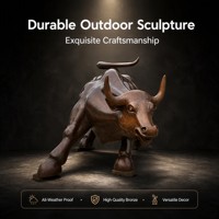 Escultura de Bronce de Wall Street para Áreas Públicas como Parques al Aire Libre, Distritos Financieros y Calles Comerciales - Fundición 3D de Moda