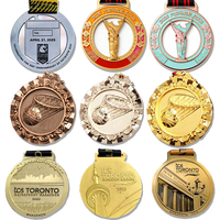 Médaille personnalisée en alliage de zinc de style vintage pour la commémoration des événements majeurs et des anniversaires, destinée aux clubs sportifs historiques
