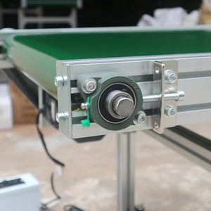 Mini vành đai băng tải màu xanh lá cây PVC vành đai băng tải cho lắp ráp dây chuyền đóng gói tùy chỉnh cấp thực phẩm nghiêng băng tải - Product Image 6