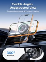 Chargeur de voiture sans fil OEM avec logo personnalisé, Qi2 25W, refroidissement TEC par grille d'aération, emballage personnalisé sous marque privée pour votre entreprise