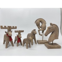 Décoration intérieure : Statue de tête de cheval en résine sculptée à la main, style antique, pour accessoire de décoration d'intérieur