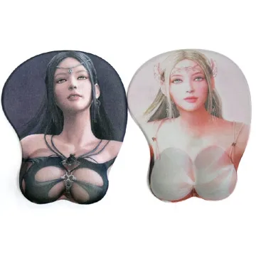 Wholesales High Definition Printed Exquisite beauty girl Mouse Pads anime ergonomic wrist rest mouse pad