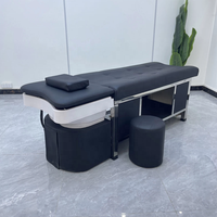 Nouveau lit de lavage pour salon avec spa capillaire, bac à shampoing séparé à circulation d'eau et massage capillaire thaïlandais