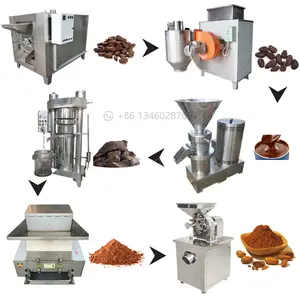 Cocoa Bean Powder Processing Line Cacao Powder Making Machine